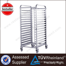 China Mainland Superior Quality Kitchen Food Trolley de aço inoxidável